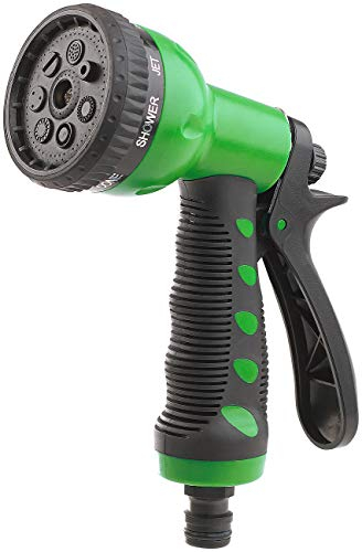 Royal Gardineer Gartenbrause: Brause für Gartenschläuche mit 9 Wasserstrahl-Einstellungen (Duschkopf für Gartenschlauch, Handbrause für Gartenschlauch, Garten Bewässerung)