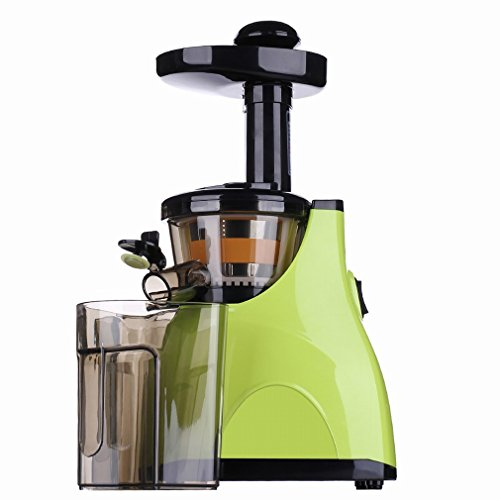 H Juicer Juicer Automatico Multifunzionale Spremiagrumi Lenta - Grinding Machine a Bassa Velocità Spremiagrumi Succo Di Frutta,Verde,28 * 18 * 45cm