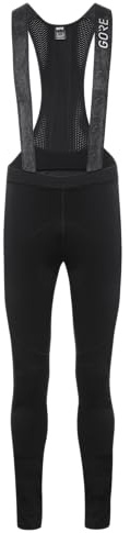 GORE WEAR Salopette termica da ciclismo per uomo, Con fondello, C5, XL, Nero