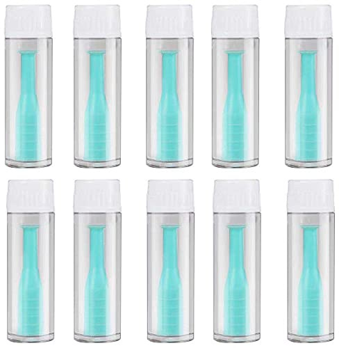 Hard Contact Lens Remover 10 Pack RGP PlungerInserter for Soft Hard Lenses Contact Lens Remover,10 Count