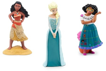 tonies Disney Favourites Collection with Encanto, Frozen & Moana, Audio Story and Songs for kids for use with Toniebox Music Player (Sold Separately), Fabric, Blue