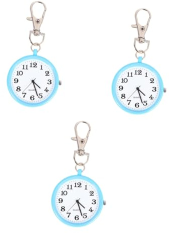 WRITWAA 3 Pz collana a catena blue sky catenine per collane collana di quarzo orologio da infermiera appeso collana j da donna collana con orologio da tasca pendente dell'orologio