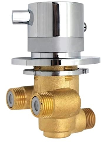 LKHFOAQM Thermostatic Shower Faucet Valve Cold &Hot Water Mixing Valve Mixer Tap Brass Shower Valve Switch Thermostat