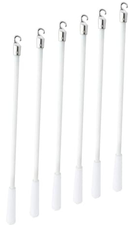 Bacchetta Bianca Funzionale In Fibra Di Vetro Ceca Tilt Bacchetta Per Tende Verticali Asta Della Tenda Gancio In Metallo Facile Regolazione Asta Cieca