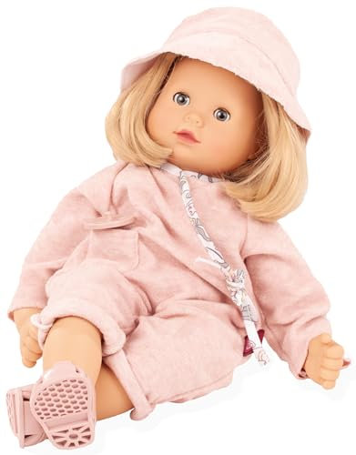 Götz 2527121 Maxy Muffin Schmetterling Puppe - 42 cm große Babypuppe mit blauen Schlafaugen, blonden Haare und Weichkörper - Weichkörperpuppe in 9-teiligen Set