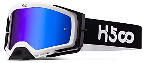 Motorradbrille Anti-Nebel Staubdicht Motorrad Schutzbrille MTB ATV Mountain Downhill Trail Schmutzsprung Radfahren Offroad Racing MX Schutzbrille mit abreißbarer Motorrad Brille für Helme Herren Damen