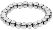 Purelei® Bright Ring,Wasserfester Damenring aus langlebigem Edelstahl, Verstellbare Ringe von Größe 50 bis 60, Modeschmuck für deinen individuellen Look (56-60, Silber)