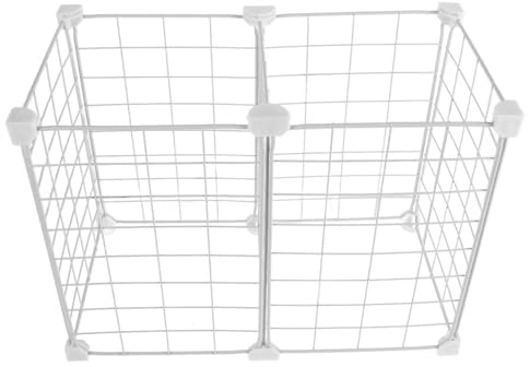 MAGICLULU Freezer Divider Basket for Chest and Upright Freezers, Wire Mesh Storage Container for Refrigerator Food Organisation, Space Optimizing Partition Rack for Deep Cold Larder, 42x31.5x21.5 cm