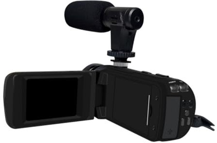 TINEASUR 16mp High Definition Digital Camcorder Built-in Microphone Uk Plug for Video Photography