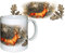 Jagd Kaffee Tasse, Pott, Mug, Keramik Topf, Geschenkidee Motiv Bock