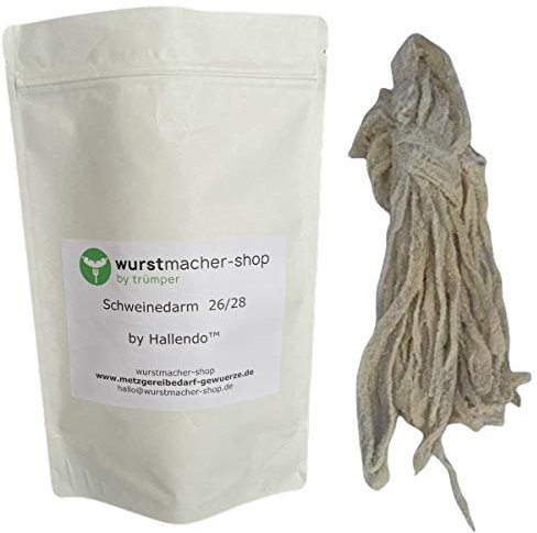 Schweinedarm Bratwurstdarm gesalzen Kaliber 26/28 - 25 Meter | wurstmacher-shop by trümper | HALLENDO®