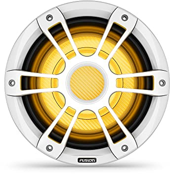 FUSION Garmin Signature Series 3i Subwoofer Marine, 10 600-watt CRGBW Sport White Marine Subwoofer