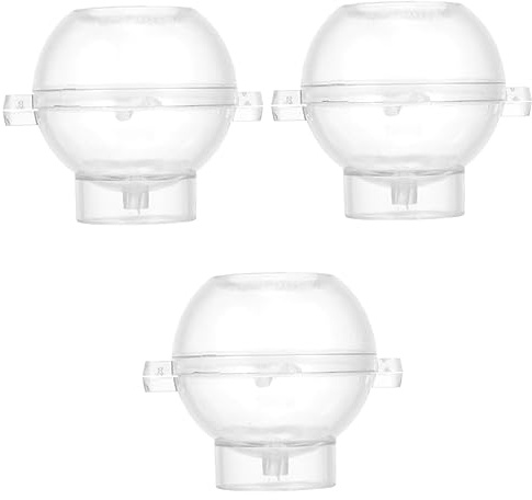SHINEOFI 3piezas Molde De Vela Esférica De Plástico Diy Para Manualidades Molde Para Hacer Velas Aromáticas Molpara Decoración y
