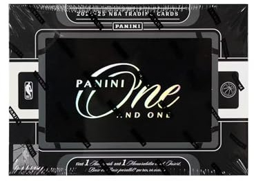 2024/25 Panini One and One Basketball Hobby Trading Card Box (1 Autograph Card Per Box)