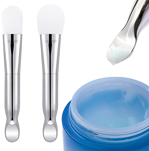 2 Stück Gesichtsmaskenpinsel Maskenpinsel Gesichtsmaskenapplikator Silikon Gesichtsmaske Pinsel