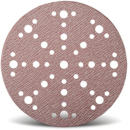 Wfix PRO F225 superlanglebige Schleifscheiben 150mm Klett 48-Loch-Perforation für den profesionellen Einsatz, Körn P600 superfein - 100er Schleifpapier Set für Karosserie, Nautik, Zimmerei & Holz