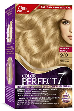 Wella Color Perfect - Tinte de Coloración Permanente para un Cabello Hidratado y Luminoso - Tonos Rubio Extra Claro
