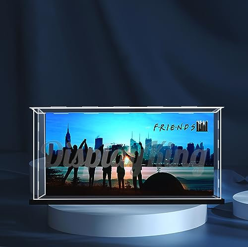 Acrylic display case for LEGO® Central Perk 21319 (Lego Set is not Included) (With background)