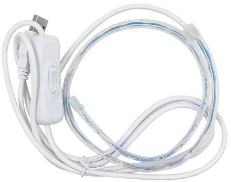 Ieron Luz LED de Detección de Flauta de Saxofón para Accesorios de Instrumentos con Tira de Luz de 50 cm Viento