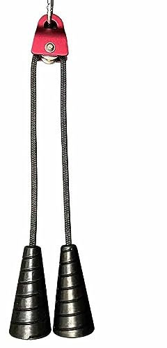 Yiustldd Tricep Pull Down Rope, Multifunction Press Down Spiral Handles Pulley Cable Machine Attachments, Lat Pulldown Handle Strength Training