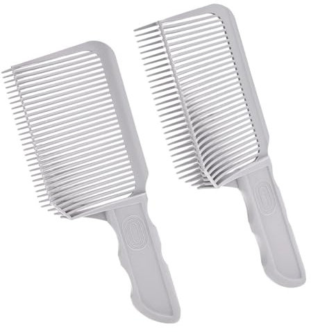 Pettini da parrucchiere multiuso per uomo, 2 pezzi, pettine professionale per taglio di capelli, pettini per taglio e styling pettine da parrucchiere