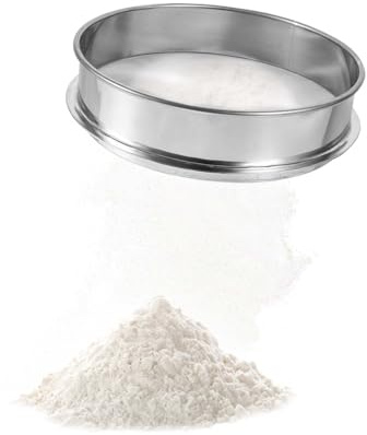 ZHYUAN 20 cm,Tamis à Mailles Fines,Tamis à Mailles Fines - Acier Inoxydable,Tamis de Cuisine à Mailles Fines,Tamis à Farine Fins,150 Mesh,pour filtrer Le Riz, Les céréales, Les Fruits, Les légumes