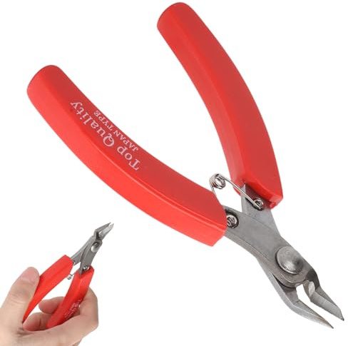 Micro tronchesi da 2 pezzi, pinza da taglio laterale Pinza da taglio in acciaio inossidabile con taglierina a filo per cavi per la creazione di gioielli elettronici