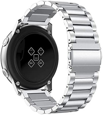 KOMI Strap Compatible with Samsung Galaxy Watch 3 45mm/Galaxy Watch 46mm,22mm Stainless Steel Replacement Band Compatible for Samsung Gear S3 Frontier/Classic