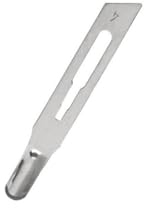 Best Blade Gubias med. 4 mm Cuchillas para podología conf. 20 uds. Desechables profesionales estéticos pedicuras callos pequeños y grandes gubias estériles Tamaño 4 mm.