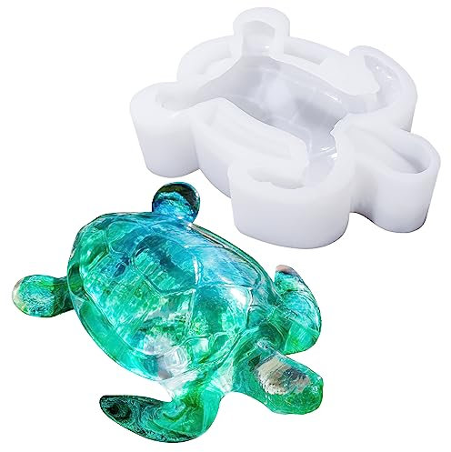 LET'S RESIN Schildkröte Epoxidharz Formen, 3D Tier Silikonform Epoxidharz