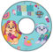 Paw Patrol Pulseras de natación para niños y niñas y anillo de natación para niños de 3 a 6 años, ideal para piscina, playa y piscina (anillo rosa)