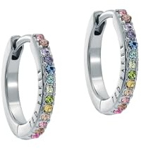 Ted Baker Heplie Crystal Hoop Earrings (14mm outside diameter) For Women