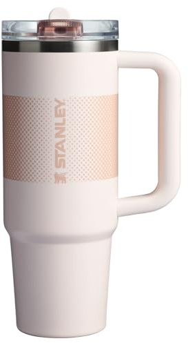 Stanley Quencher ProTour Tumbler with Flip Straw with Leakproof Lid 888g - Built in Straw and Handle - Cup Holder Compatible for Travel - Insulated Steel Tumbler