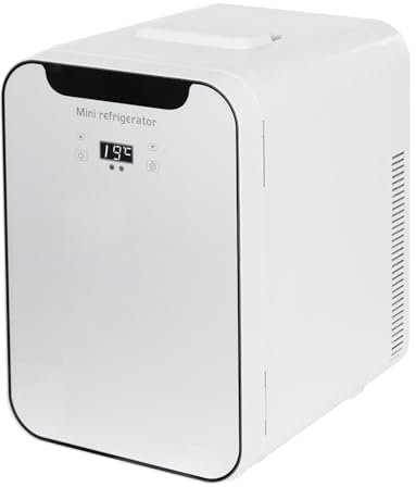 Mini réfrigérateur de 20 l avec affichage numérique LED - Refroidissement rapide dans la boîte de refroidissement - Réglage de la température - Petit réfrigérateur pour chambre et bureau