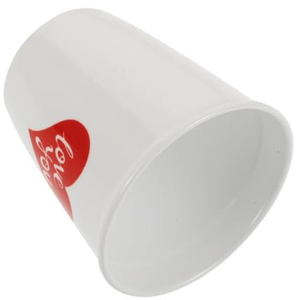 Cabilock Taza De Cerámica Sin Asa De San Valentín Vaso Reutilizable Para Parejas Taza De Cerámica Con Forma De Corazón Para Bodas y Regalos