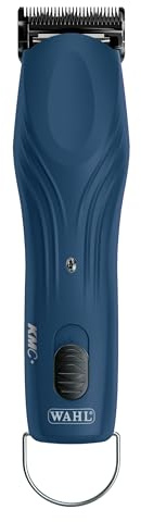 Wahl Professional Animal KMC+ 2-Speed Cordless Clipper (3027168) - Detachable Blade Pet & Dog Clipper Kit - Patented Ergonomic Housing Design - Navy