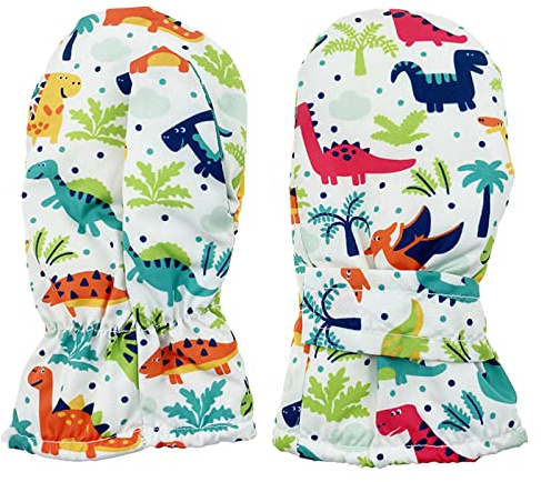 Toddler Snow Gloves Water-Proof Toddler Skiing Winter Boys Kids Gloves Mittens for Girls Mittens Baby Kids Gloves Mittens Winter Gloves Toddler Girl Winter Glove (Green, 4-5 Years)
