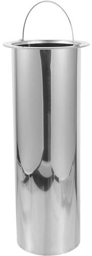 YARNOW Secchio Per Spiedini Da Barbecue in Acciaio Inossidabile Porta Bastoncini Da Grigliare Con Maniglia in Metallo Per Spiedini