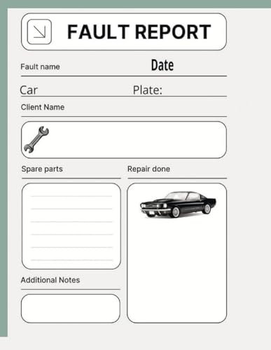 Planner Registro di manutenzione del veicolo:201 pagine di riparazione dell'auto / registro di manutenzione / registro del cambio dell'olio / diario ... auto / registro del motore /camion o motocic