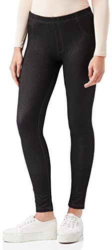 Nur Die Treggings Leggings, Negro (Schwarz), M (40-44) para Mujer