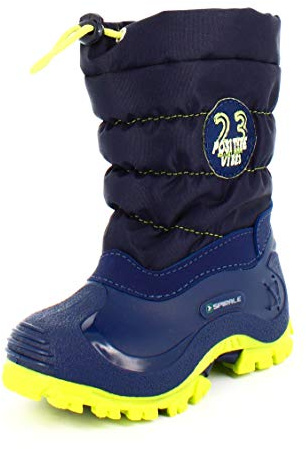 Spirale Eric Stivali da neve, Unisex - Bambini, Turchese (Blu/Crepe 01319800), 31 EU (12.5 UK)