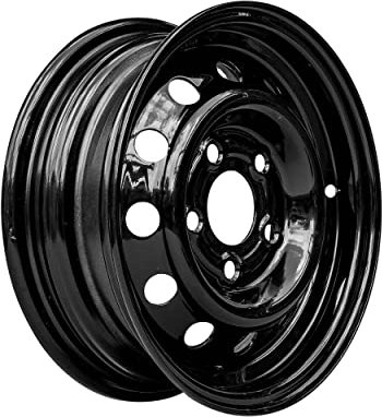 Cerchio in acciaio nero rinforzato per rimorchio 5.5Jx13 5x112