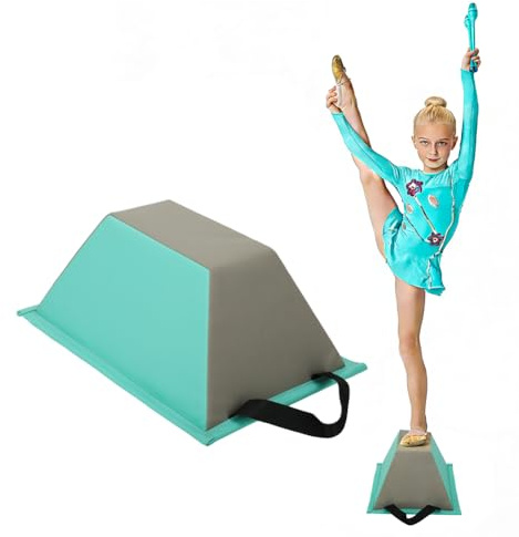 Cheerleading Balance Trainer, Portable Cheer Stunt Stand, PU Non-Slip Cheer Flyer Stand for Children Kids Cheer Dance & Gymnastics Home Practice, Promotion Flexibility Core Strength and Conditioning
