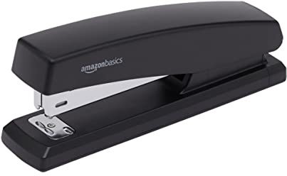 Amazon Basics Stapler Value Pack, 25 Sheet Capacity, Standard, with 3000 Staples and 3 Staple Removers, Black, 3-Pack