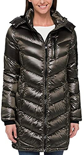 Andrew Marc Ladies' Long Down Jacket (Loden, XX-Large)