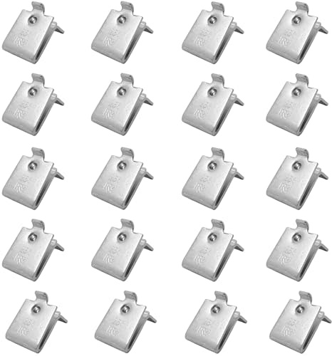 Knape & Vogt Knape and Vogt Adjustable Steel Pilaster Shelf Support Clip Zinc (Pack of 20)