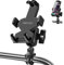iMESTOU Aluminium Motorcycle Phone Mount U-Bolt Handlebar 1 Ball Stem Cellphone Holder 360 Rotating Universal for 4.0“-7.2” Large Phones