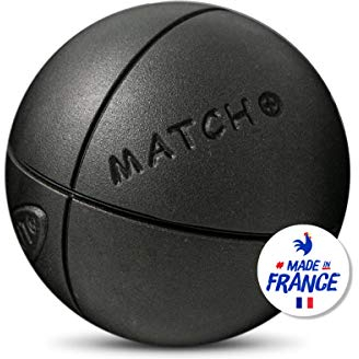 Obut - Match Plus 71mm strie2 - Boules de pétanque - Noir - Taille 690g