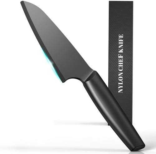 Nylon Knife Kitchen Plastic Knife for Real Cooking and Cutting Pizza, Cakes, Bread, Fruits, Veggies Durable Nylon Kitchen Knife for Kids, Kaizen Chef Knife, Kitchen Knife for Professional Use