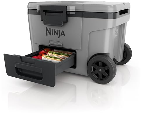 Ninja FrostVault kraftig isolerad kylbox, m/hjul, grå, FB245EUGY